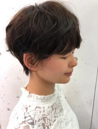 ショート カラー ショートヘア / 星野菜月のヘアスタイル