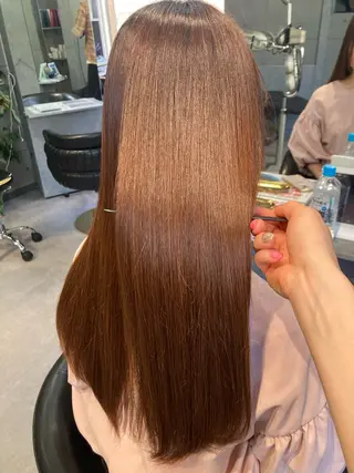 ロング 髪質改善☺︎縮毛矯正 ふじい まりんのヘアスタイル