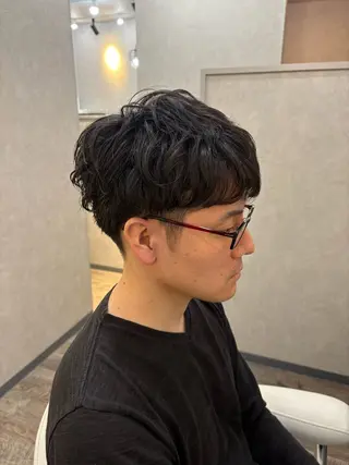 ショート パーマ メンズ JINNO 【高円寺】のヘアスタイル