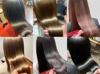 ロング カラー 金 春江のヘアスタイル