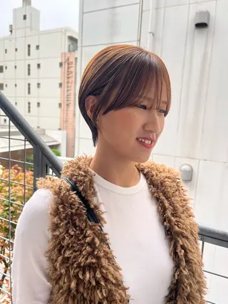 ショート レイヤーカット/韓国 ヘア/ honokaのヘアスタイル