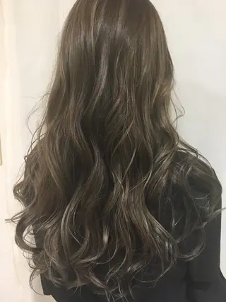 セミロング カラー ヘアアレンジ メンズ マツエク・マツパ きむえり/髪質改善 /うねり広がり改善のヘアスタイル