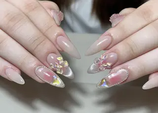 ネイル By moonネイル 🌷ワンホン/韓国風のネイルデザイン