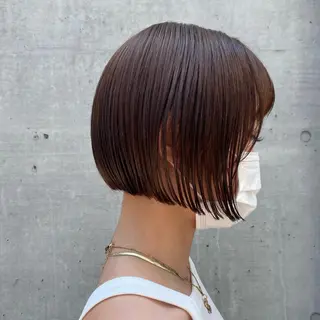 ショート カラー 🪭risa 暖色/レイヤー🪭のヘアスタイル