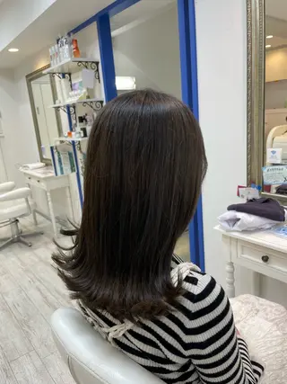 セミロング 新籾 尚哉のヘアスタイル