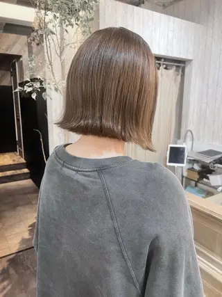 ショート カラー 初めてでも失敗しない 透明感カラー　Miiのヘアスタイル