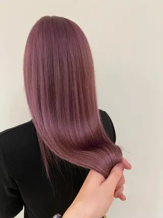 ロング カラー シールエクステ×美髪 改善/ヨシモトカンジのヘアスタイル