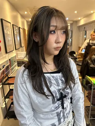 ロング ブリーチ・レイヤ ー特化🔥 ちかまるのヘアスタイル