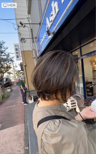 ミディアム パーマ/縮毛矯正/ 店長 ・村田伊吹のヘアスタイル