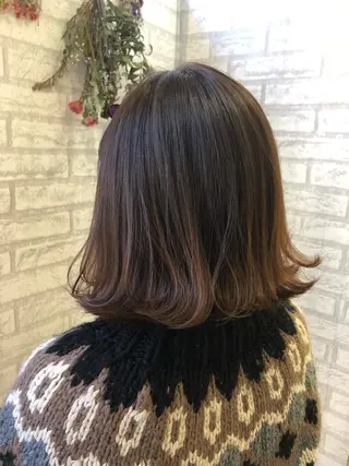 ショート カラー クボキ サヤのヘアスタイル