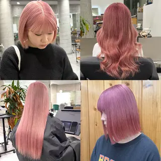 ロング カラー Welring hair salon所属・Runa/大人 かわいいハイトーンのヘアスタイル