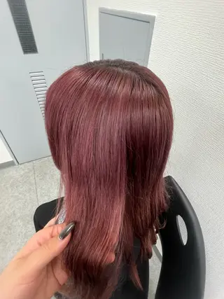 ロング 艶髪ハイトーンカラー 渋谷🎀ririkaのヘアスタイル