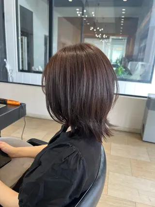 ミディアム 時﨑 実子/透明感カラーのヘアスタイル