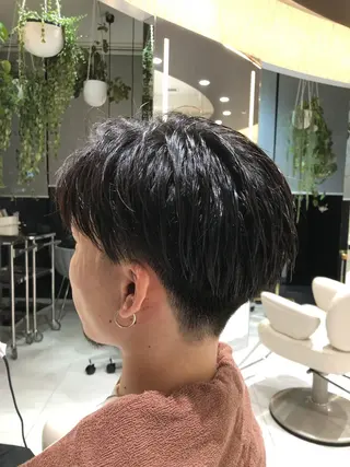ショート メンズ メンズ特化ニュアンス パーマ　RYOのヘアスタイル