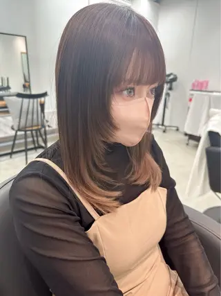 セミロング 佐藤 蓮のヘアスタイル