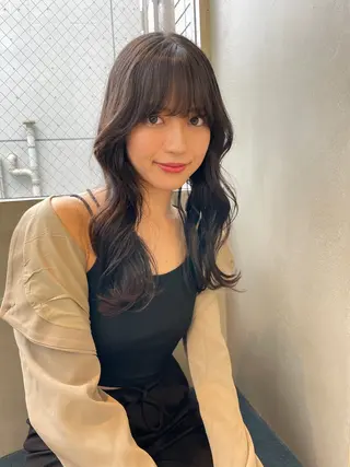 ロング カラー 🦋うる艶透明感ヘア 今井達也のヘアスタイル