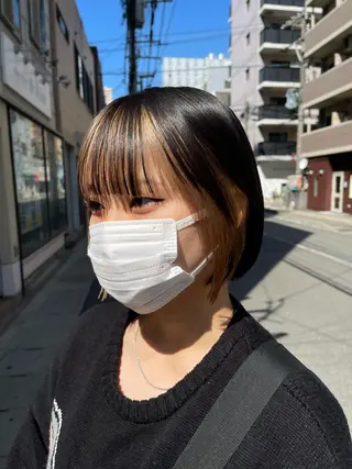 ショート SEAM アキホのヘアスタイル