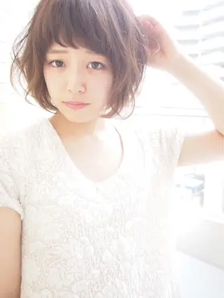 ショート カラー tuuli トゥーリのヘアスタイル