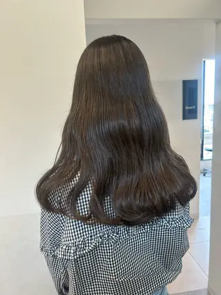 セミロング 🤍垢抜け♡透明感 カラーmoeka🤍のヘアスタイル