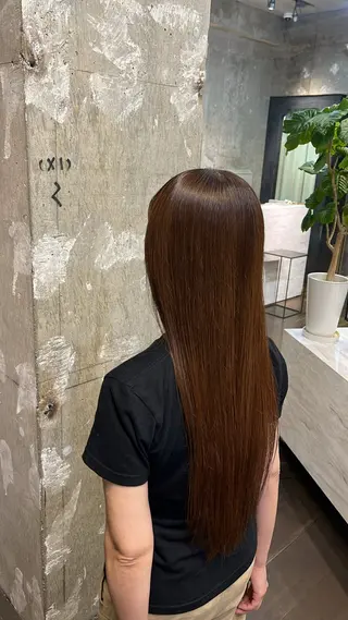 ロング カラー 柴田蓮太朗 [トーンアップ]のヘアスタイル