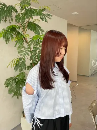 ロング カラー 🍐透明感カラー🍐 レイヤーカットのヘアスタイル