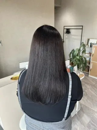 セミロング カラー おおひら ののはのヘアスタイル