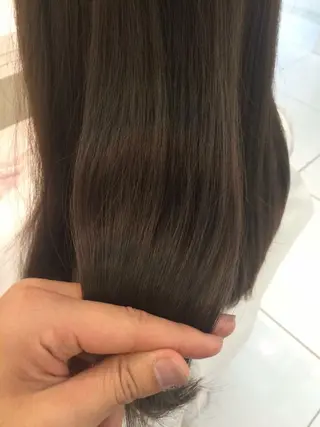 セミロング ロング カラー 内藤 達也のヘアスタイル