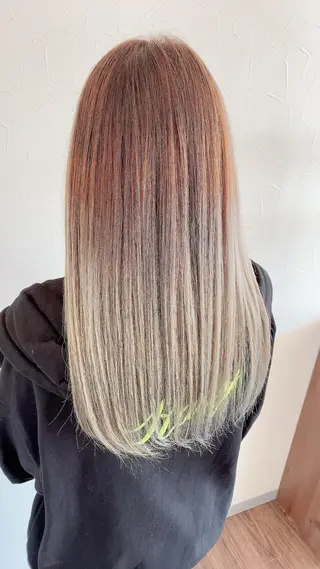 ロング カラー くせ改善師 髪質改善師ゴトウのヘアスタイル