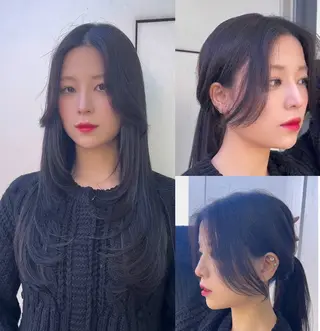 セミロング カラー 🌫️大人韓国ヘア 🌫️naoyaのヘアスタイル