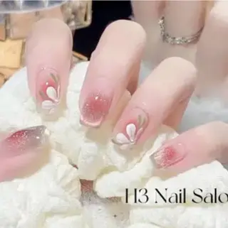 ネイル H3 Nail Tsuki🦋💙のネイルデザイン