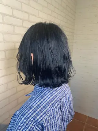 ミディアム カラー ヘアアレンジ ✨艶髪✨透明感✨ 山内大樹のヘアスタイル