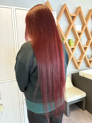 ロング カラー 荒木 帆香のヘアスタイル