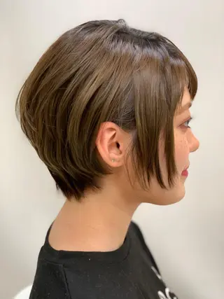 ショート カラー 平本 雄馬のヘアスタイル