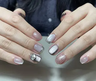 ネイル By moonネイル 🌷ワンホン/韓国風のネイルデザイン