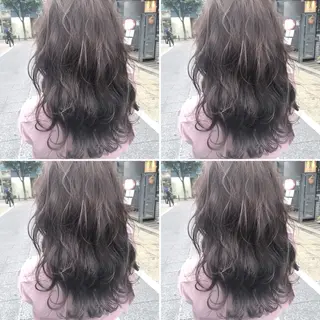 セミロング カラー 【美髪矯正】【スト カール】小野村翔太のヘアスタイル