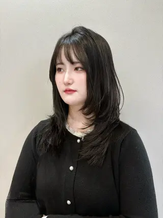 ロング 赤池 日菜子のヘアスタイル