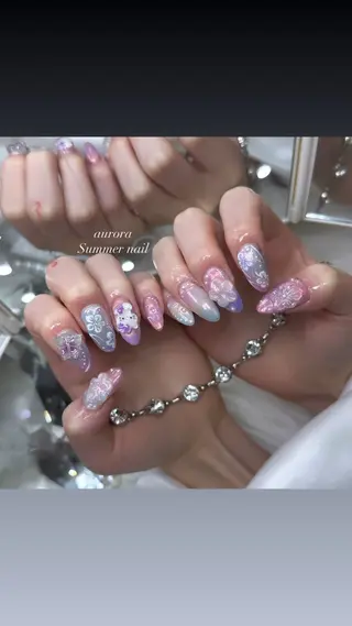 ネイル 加納 莉音のネイルデザイン