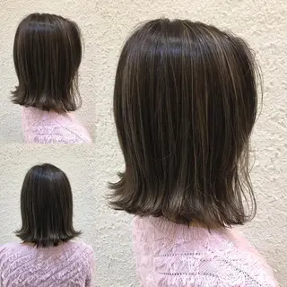 ミディアム カラー 中村 侑弘のヘアスタイル