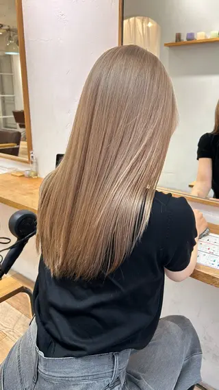 ロング カラー じゅわっと暖色カラー 🍊Moemiのヘアスタイル