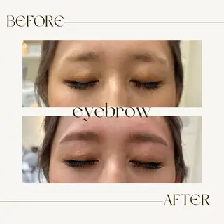 アイブロウ ハイトーン/暖色/ 眉/メイク/Rinaのヘアスタイル