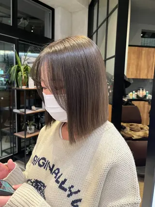 ミディアム カラー yuuri🎀/大宮 /韓国ヘア/レイヤーのヘアスタイル