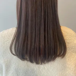 セミロング カラー shiga mariaのヘアスタイル