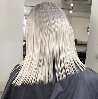セミロング カラー Rena✴︎トレンド ×スタンダードMIXのヘアスタイル