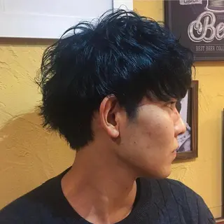 ショート カラー メンズ 砂川 太成のヘアスタイル