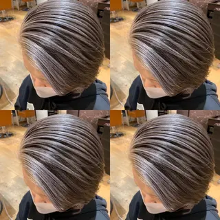 ショート カラー ✨縮毛矯正✖︎顔周り レイヤー✨ナカムラのヘアスタイル