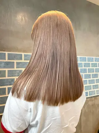セミロング カラー 似合わせカット✂︎ りょお🫧のヘアスタイル