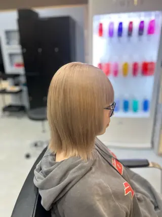 ミディアム カラー 🎀透明感カラー /似合わせカット🎀のヘアスタイル