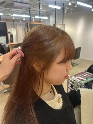 ロング 土田 莉来のヘアスタイル