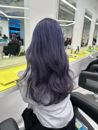 ロング 🦋韓国風カラー🦋 こうせい原宿のヘアスタイル