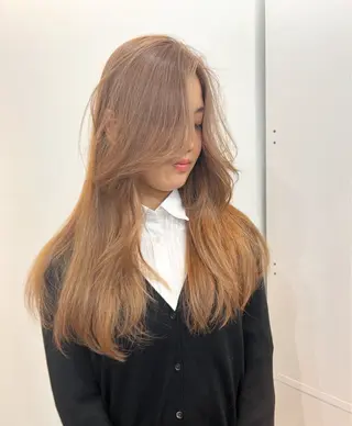 ロング いざわりお /梅田/ブリーチのヘアスタイル